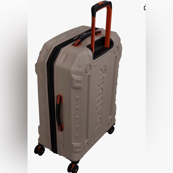 🌎🛩️🧳 BRITBAG LUGGAGE 32” Hardside Spinner in Cobblestone Gannett Check-In - Picture 9 of 9